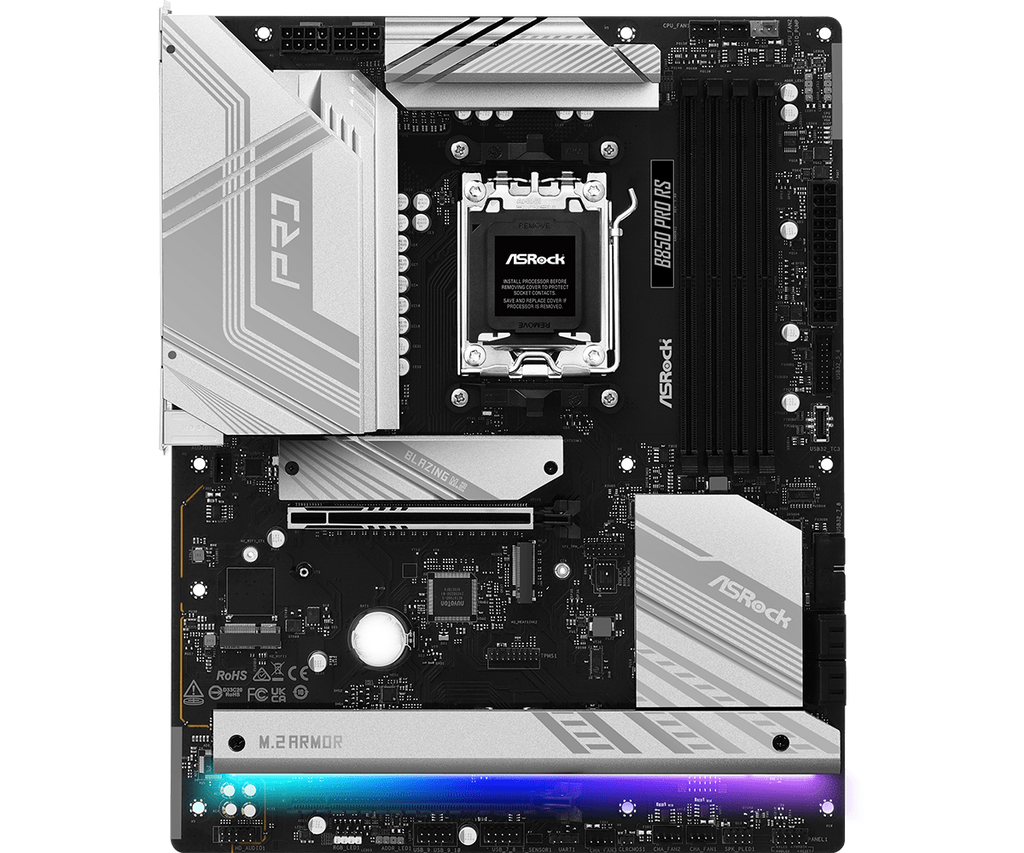 ASRock B850 Pro RS AM5 ATX Motherboard - view 2
