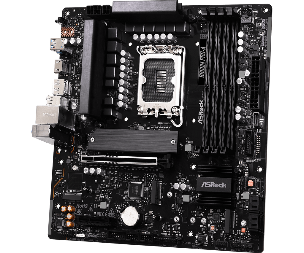 ASRock B860M Pro-A LGA1851 Micro ATX Motherboard - view 5