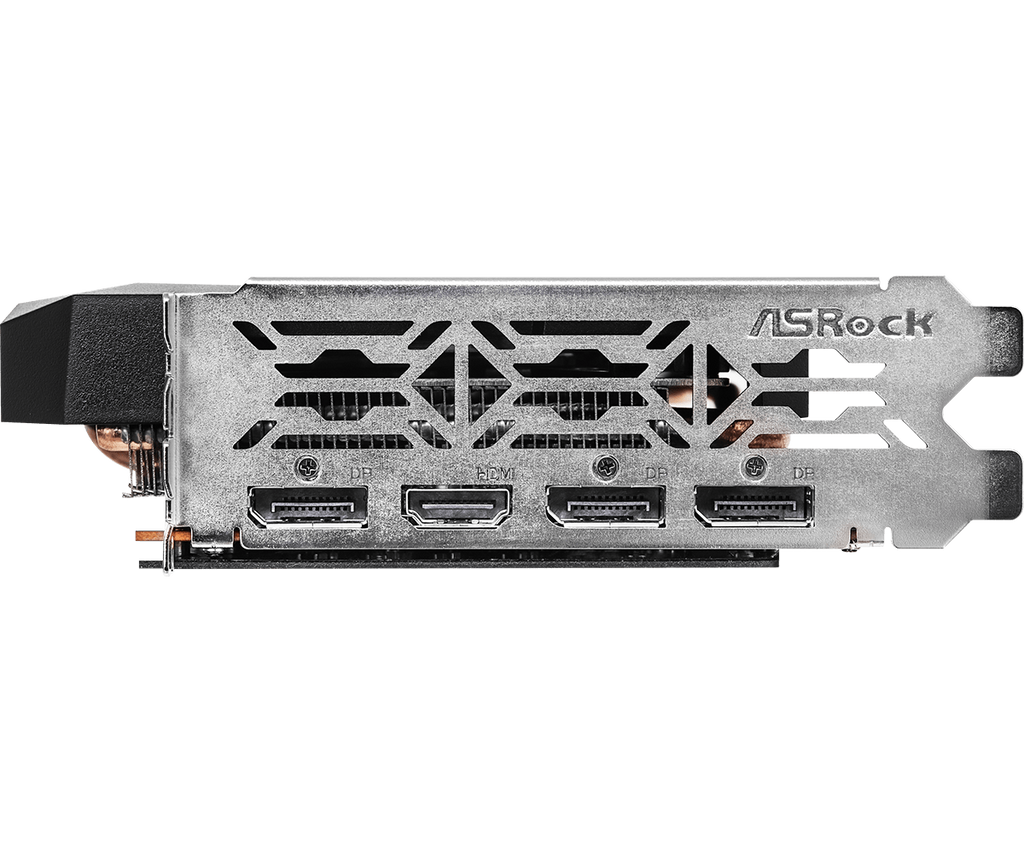 ASRock Radeon RX 7600 Challenger OC 8GB GDDR6 Graphics Card - display outputs