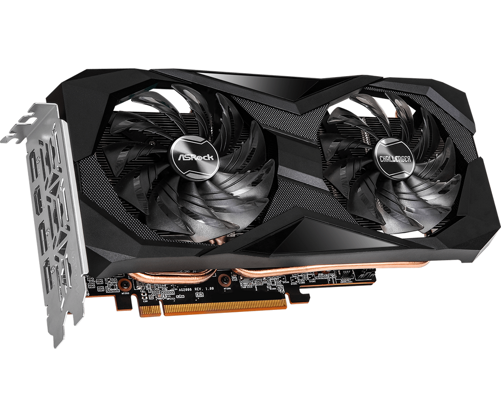 ASRock Radeon RX 7600 Challenger OC 8GB GDDR6 Graphics Card - view 3