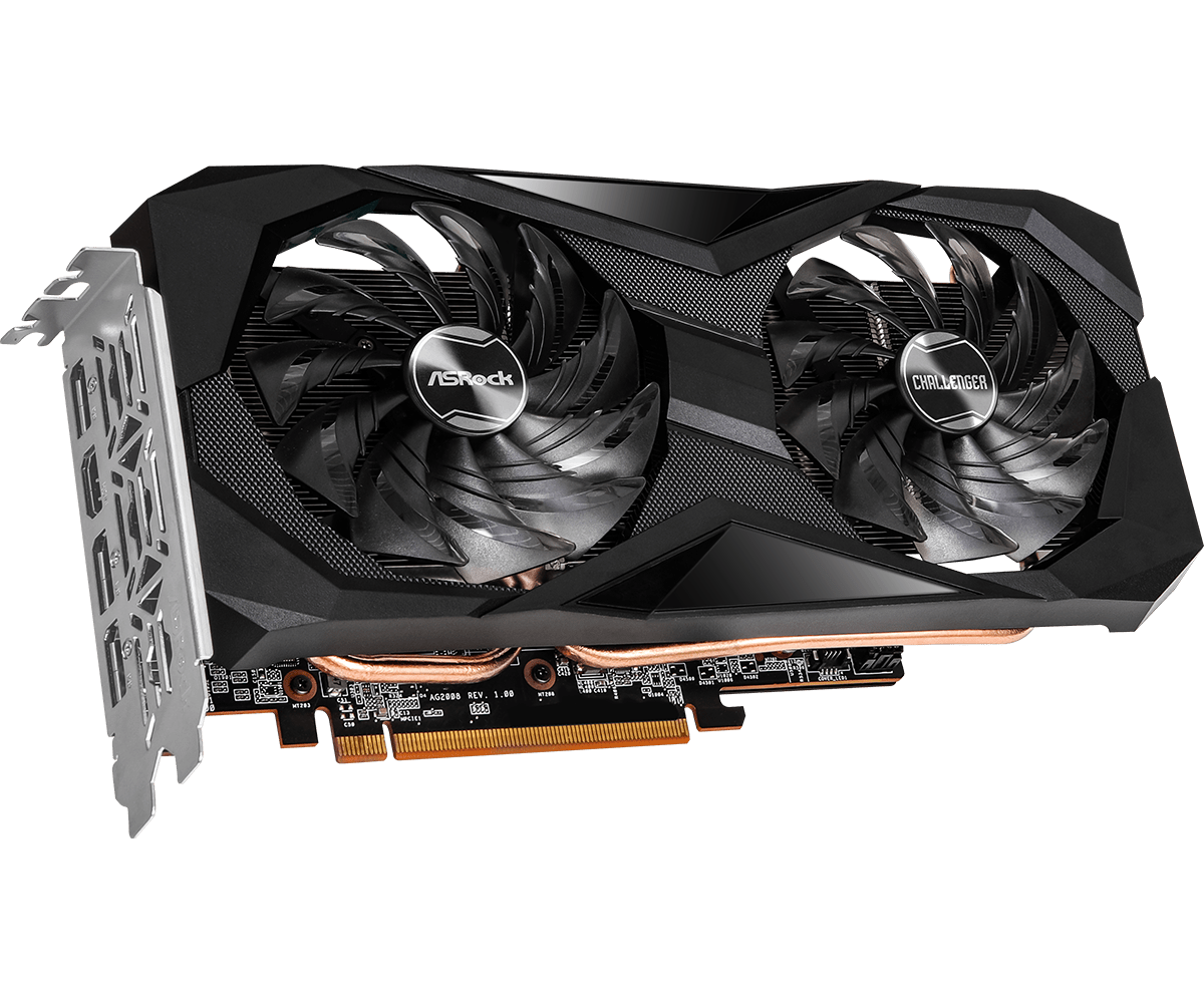 ASRock Radeon RX 7600 Challenger OC 8GB GDDR6 Graphics Card - view 3