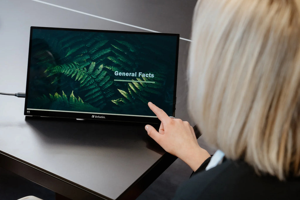 Verbatim PMT-15-4K Portable 15.6" 4K UHD Touch Monitor