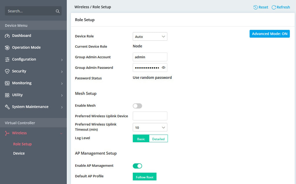 VigorAP central management can manage VigorAPs on the same network