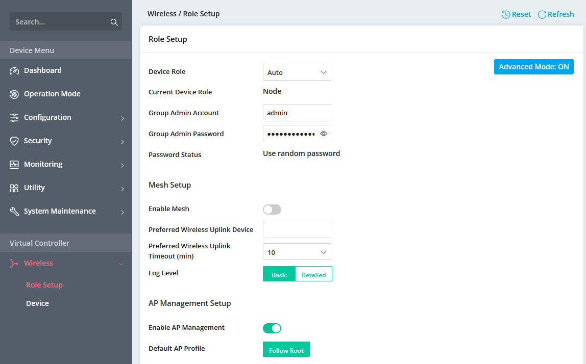 VigorAP central management can manage VigorAPs on the same network
