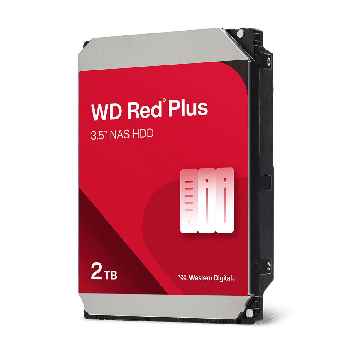 WD Red Plus 2TB NAS Hard Drive 3.5" SATA 5400rpm CMR