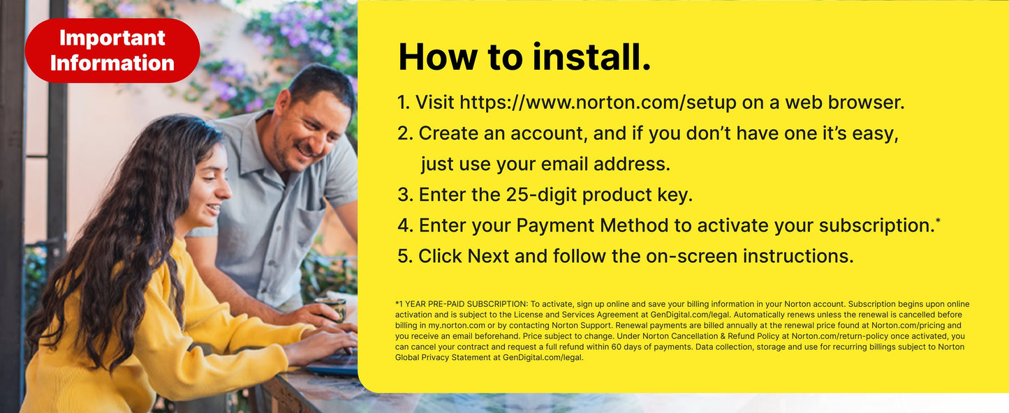 Norton Antivirus Plus – 1 Device, 1 Year Subscription