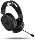 ASUS TUF Gaming H1 Wireless has a dual antenna design and features 2.4 GHz wireless technology