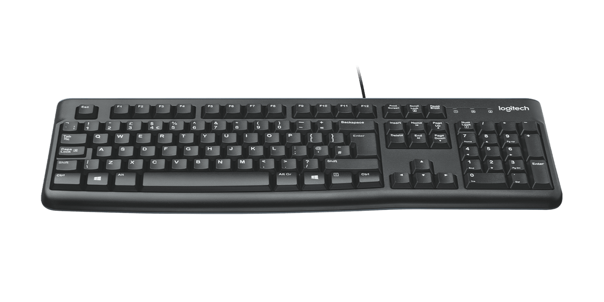 Logitech K120 USB Low Profile Wired Keyboard - Tech Syndicate